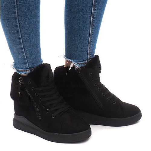 Sneakers isolate L7360 nere nero