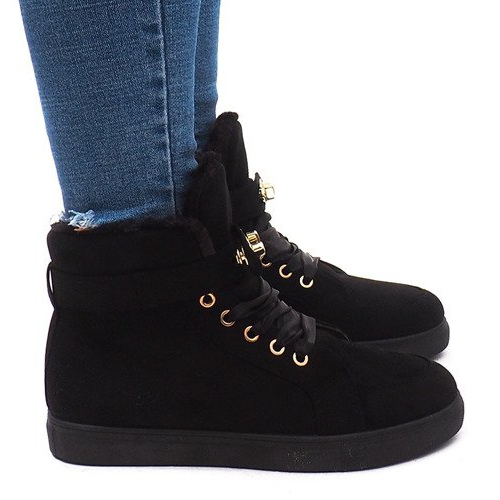 BM Sneakers calde BOK-1122 Nere nero