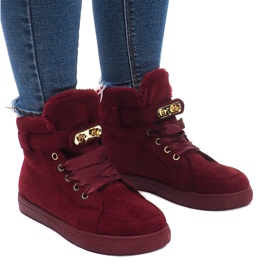 Sneakers calde BOK-1122 Rosse rosso