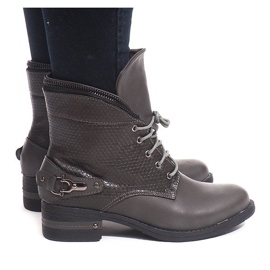 Stivali alla moda V-7 Grigio