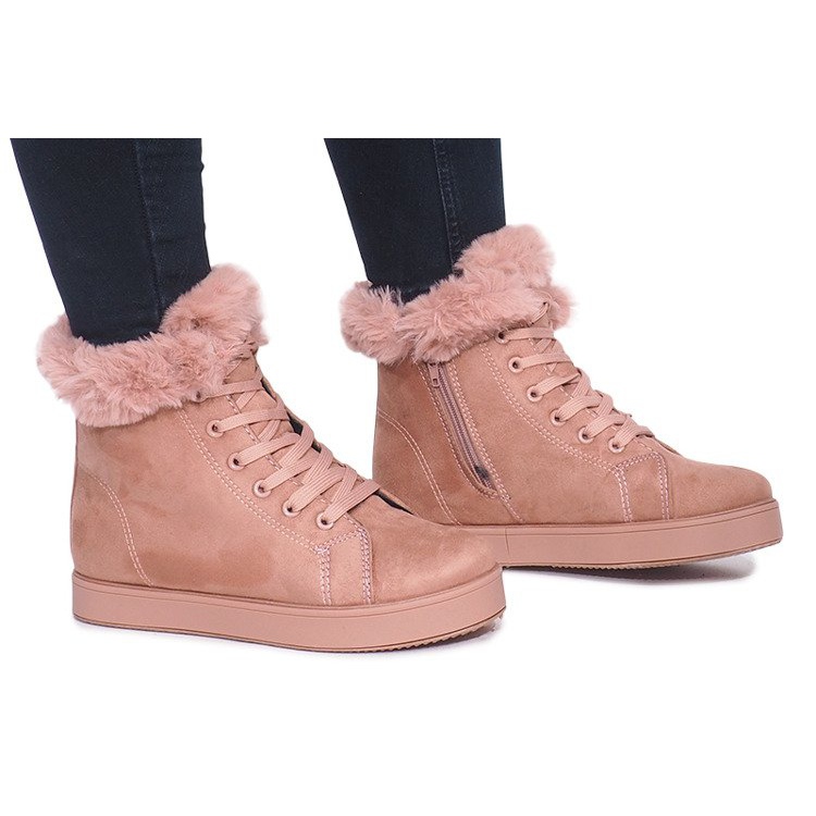 Sneakers calde XY-288 Rosa