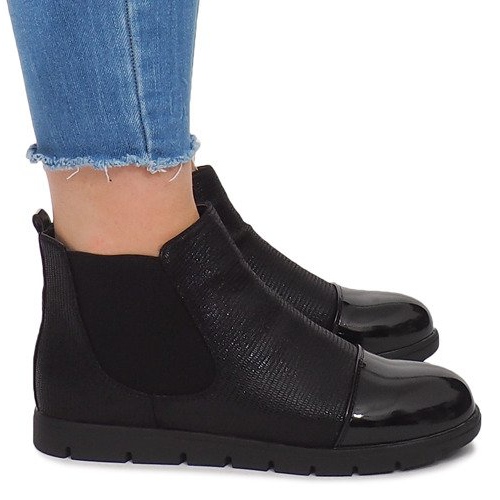Stivali sportivi T1713-1 Neri nero