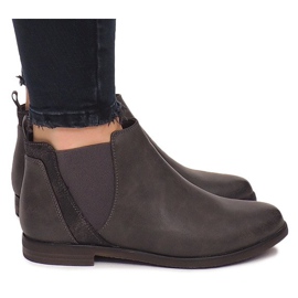 951-PA Stivali Grigi Con Elastico grigio