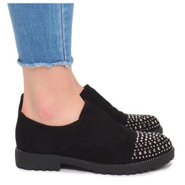 Scarpe Alla Moda Con Borchie 22-2 Nere nero