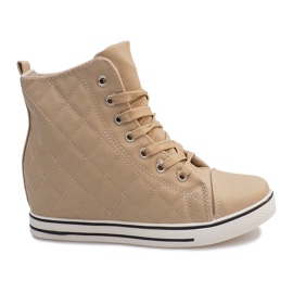Sneakers trapuntate Z043 Beige