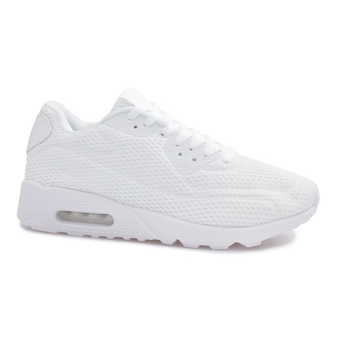 Scarpe sportive in rete bianca