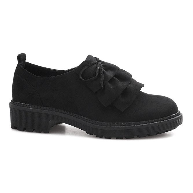 Scarpe in camoscio nero di Gaia
