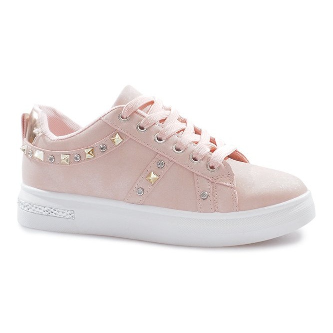 Sneakers rosa con borchie Lucette