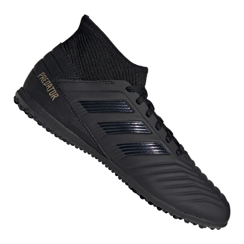 Scarpe da calcio Adidas Predator 19.3 Tf Jr G25801 nero nero