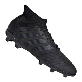 Scarpe da calcio Adidas Predator 19.1 Fg Jr G25791 nero nero