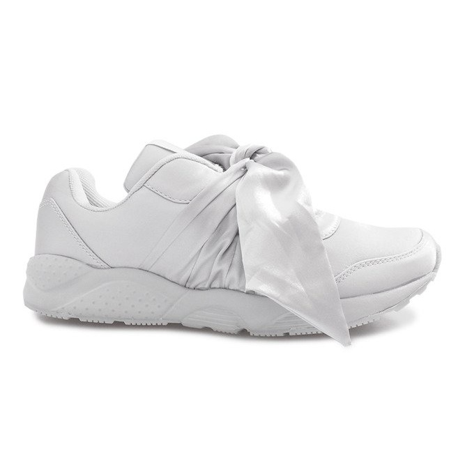 Sneakers sportive grigie con fiocchi Laure grigio