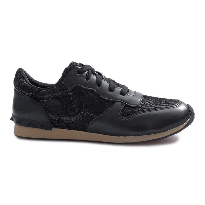 Sneakers nere con laccio Lou nero