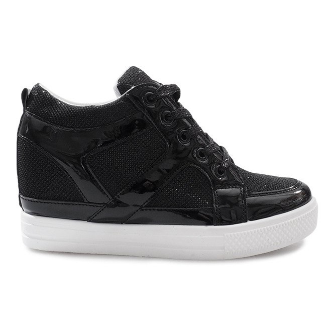 Sneakers nere con zeppa Lucienne nero