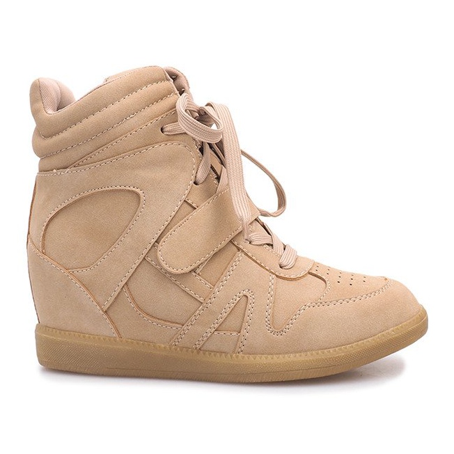 Sneakers con zeppa beige Nadine