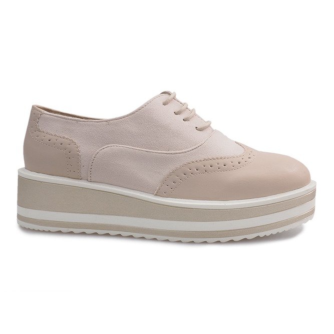 Scarpe stringate beige di Paulette