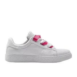 Sneakers bianche con fiocchi Sabine bianco