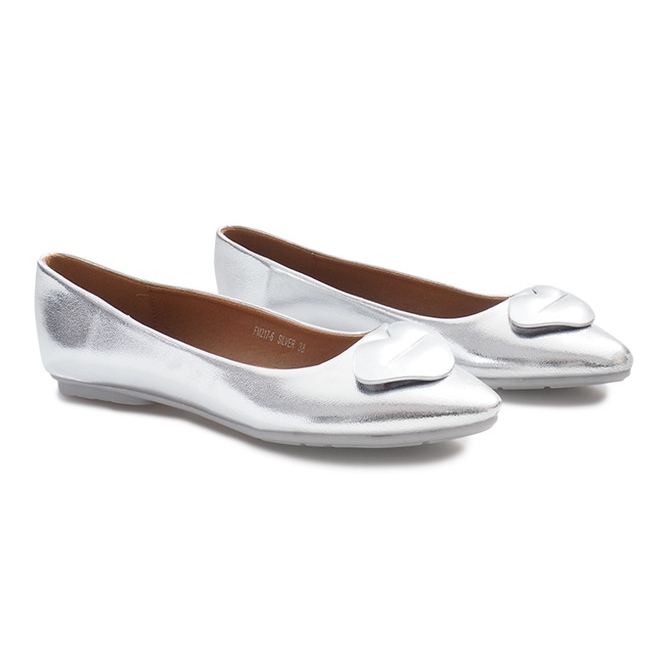 Ballerine Argento con Bocca Bocca grigio