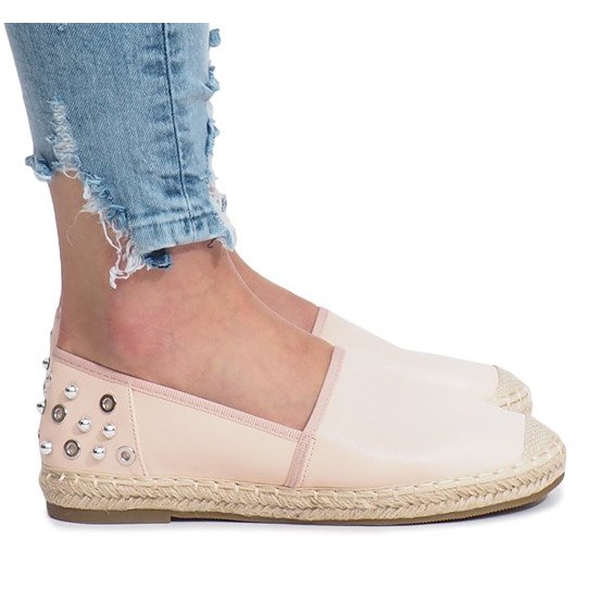 Espadrillas rosa con borchie Dolita