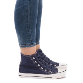 Sneakers alte blu navy TL03