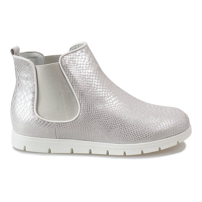 Stivali sportivi argento 1602 grigio