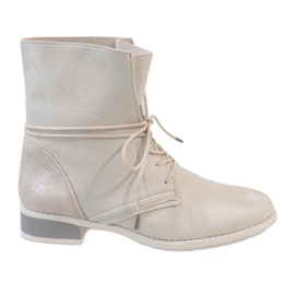 Stivali in camoscio beige 16006-53