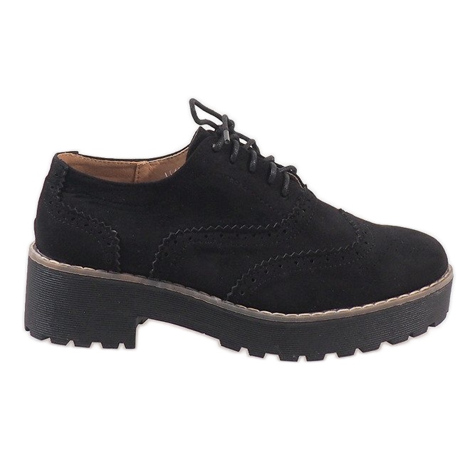 Scarpe jazz nere con tacco alto LL185 nero
