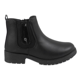 Stivali neri isolati DD5231-1 nero