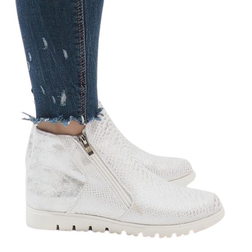 Stivali sportivi argento GF-A596 grigio