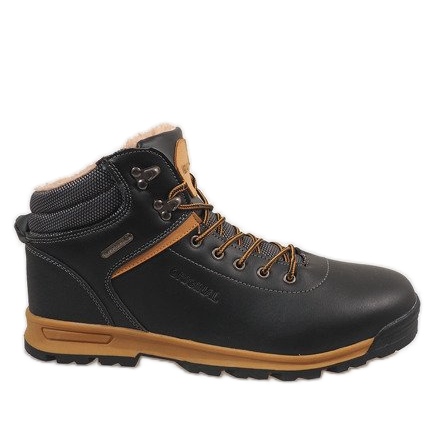 Stivali da neve isolati neri M17097-2 nero