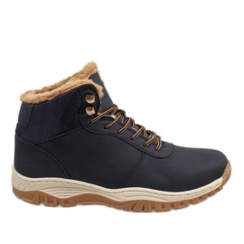 Stivali da neve isolati blu navy A1717-4