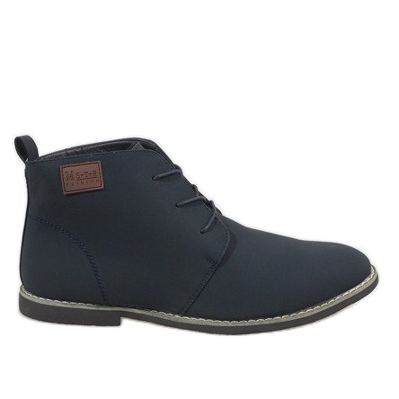 Scarpe isolate blu navy da uomo 989-3