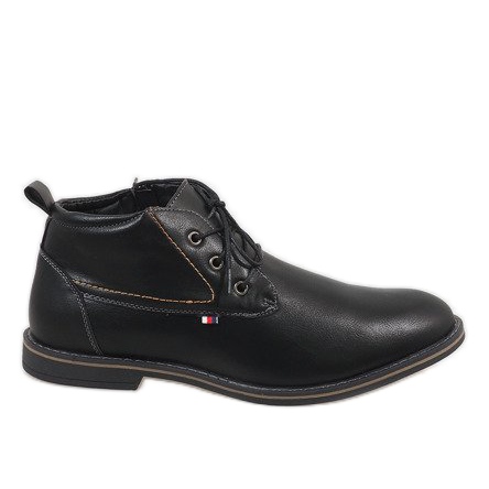 Scarpe da uomo isolate nere 9W-BK86417 nero