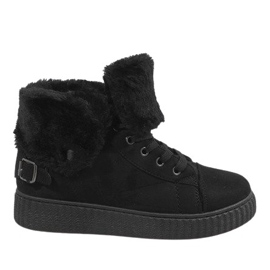 Stivali neri isolati B192-1 nero