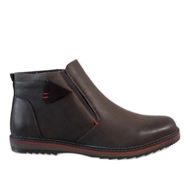Scarpe slip-on marroni A20184-3 marrone