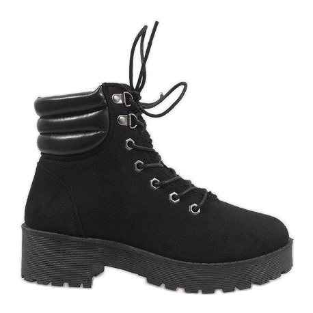 Stivali G-51 in camoscio nero
