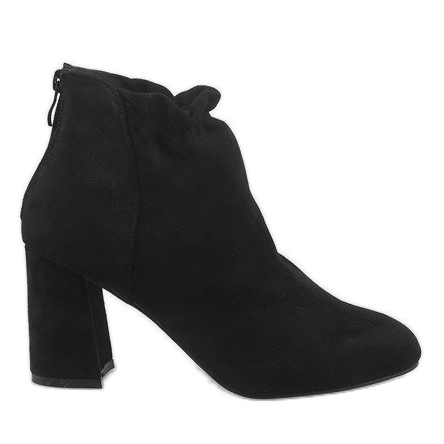 Stivaletti in camoscio nero sul post LL-79P