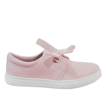 Sneakers rosa con fiocco 3057-4