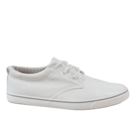 Sneakers classiche bianche da uomo BK-6005 bianco