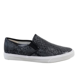 Sneakers slip on YDB-9 da uomo nere nero