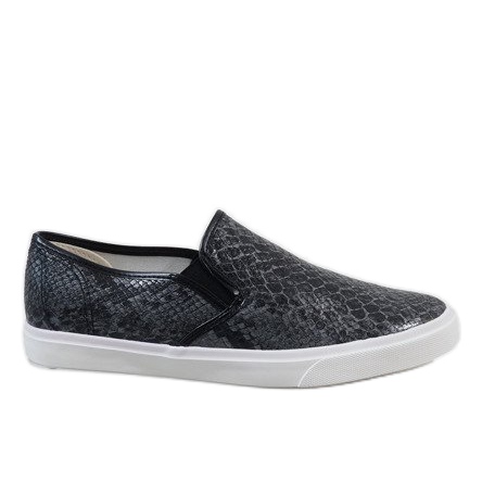 Sneakers slip on YDB-9 da uomo nere nero