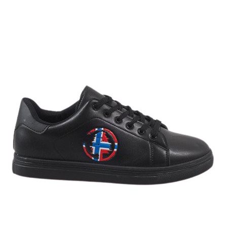 Sneakers uomo nere D20533 nero
