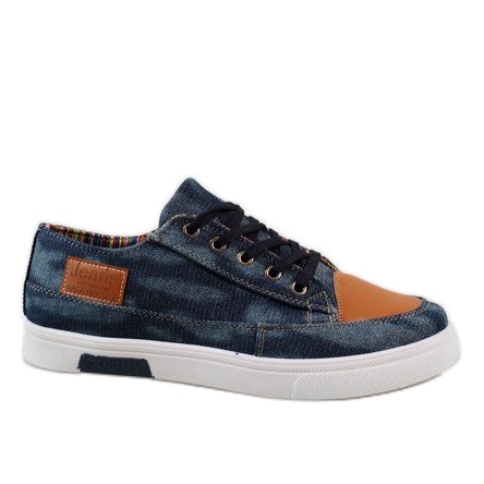 Sneakers uomo blu navy A9501