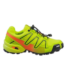 Scarpe da trekking sportive gialle A1503-33 giallo