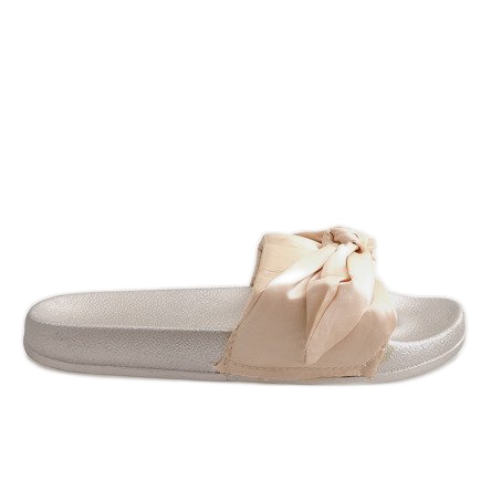 Pantofole dorate con fiocco 5835 d'oro