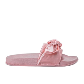 Pantofole rosa con fiocco 5835