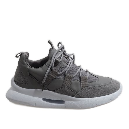 Scarpe sportive alla moda grigie R-375 grigio