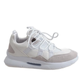 Scarpe sportive bianche alla moda R-375 bianca