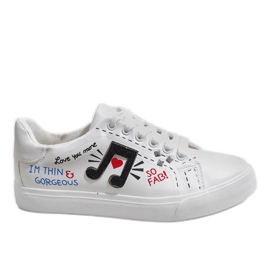 Sneakers bianche con un tocco di G-106 bianco