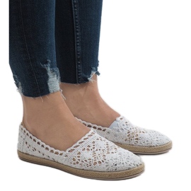 Sneakers JX57P in pizzo bianco