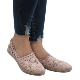 Sneakers JX57P in pizzo rosa